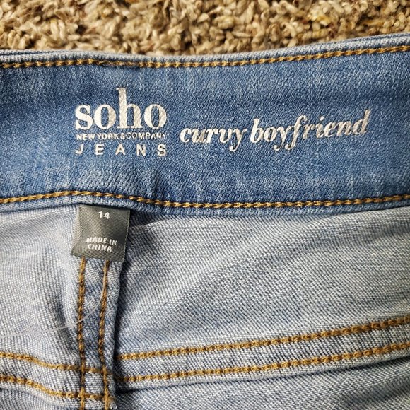 Jeans - Women - Soho New York & Co - Curvy Boyfriend - Size 14 - New - Picture 7 of 7